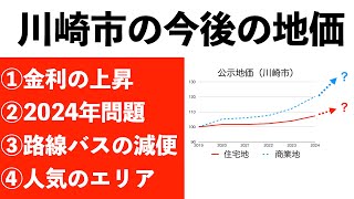 川崎市の土地価格と人口、これまでの動きと今後の見通し [upl. by Ahsitam]