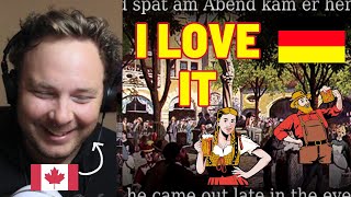 Canadian Reacts to In München steht ein Hofbräuhaus German beer song [upl. by Butterworth157]