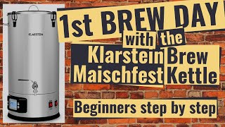 Klarstein Maischfest brew kettle  A beginners step by step guide on this all in 1 kettle [upl. by Soneson]