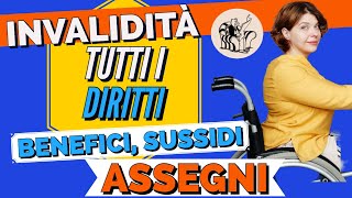 GUIDA AI DIRITTI DEI DISABILI 👉 Assegni Agevolazioni Benefici Sussidi ecc 💶 💸 [upl. by Algar]