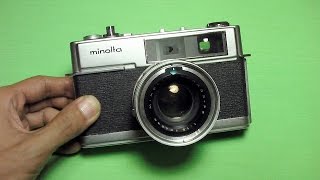 ミノルタ ハイマチック7の使い方 MINOLTA HIMATIC7 How to use 1960s Rangefinder camera [upl. by Thierry]