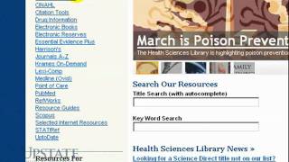 Chapter 2  Accessing MEDLINE Ovid at the Health Sciences Library [upl. by Onil]