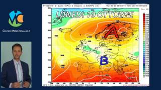 Previsioni meteo prossima settimana 1013 Ottobre 2016 [upl. by Seraphine]