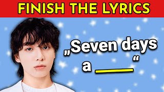 FINISH THE LYRICS  28 Popular TikTok Songs 🎵  Music Quiz [upl. by Gambrill900]