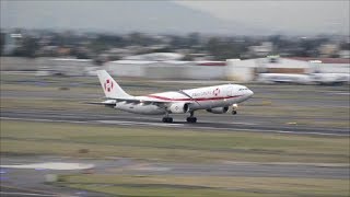 Aero Union taking off from Mexico City [upl. by Ahtanamas514]