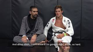 2017 BJJ World Champion Nicholas Meregali interview at Absolute MMA [upl. by Malamut]