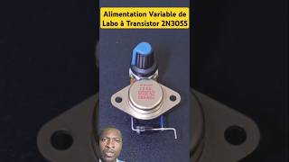 Alimentation Variable à Transistor 2N3055 Adjustable Voltage Regulator Using 2N3055 048V 15A diy [upl. by Moth27]