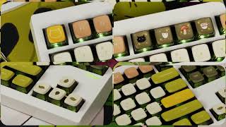 Kapco X SENPAO  Lily Garden  Keycap Unboxing amp Sound Test [upl. by Ibrek565]