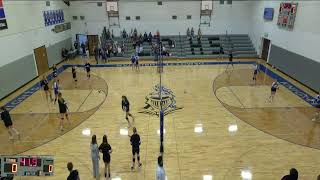 JV DeMotte Christian High School vs Bowman Academy High School Womens Varsity Volleyball [upl. by Still]