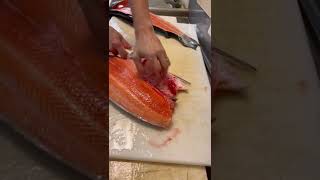 Ora King Salmon is the Wagyu of fish wagyu sushi sashimi rawfish youtubeshorts foodporn [upl. by Junia]