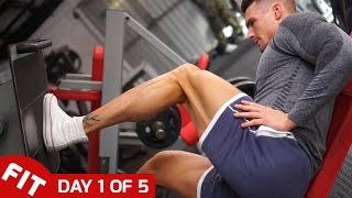 LEG WORKOUT  ROSS DICKERSON DAY 1 OF HIS 5DAY SPLIT [upl. by Adnirol]