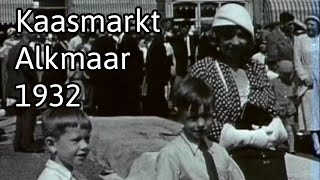 Kaasmarkt Alkmaar 1932 [upl. by Odlanyar]