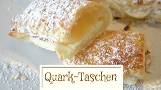 DIY  Quarktaschen  Schnell amp Einfach Selber Machen  Quark Tasche Rezept Back Lounge Rezepte [upl. by Ribal]