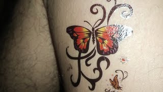 How make beautiful temporary Tattoos at home [upl. by Odravde]