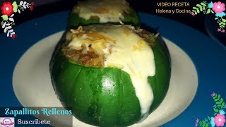 Zapallitos Rellenos de Carne Molida  Zapallitos verdes y calabacines [upl. by Suiravaj225]