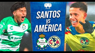 🔥🔥🔥Santos Laguna 🟢⚪️🟢 Vs América🟡🔵🟡  Liga MX 🇲🇽⚽️ Clausura  Jornada 14🔥🔥🔥 [upl. by Goda216]