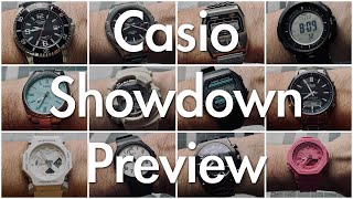 Matching up my top 16 Casio watches Casio Showdown 2024 Preview [upl. by Dracir]