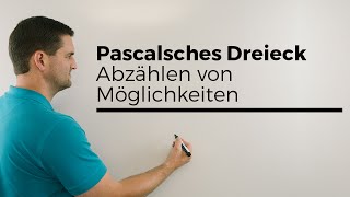 Pascalsches Dreieck Abzählen von Möglichkeiten Binomialkoeffizient  Mathe by Daniel Jung [upl. by Adalbert]