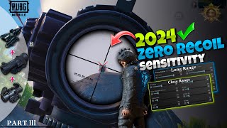 2024 Best Sensitivity Settings For All Devices ✅ Gyroscope amp Non Gyro  PART lII  PUBGBGMI 🔥 [upl. by Patricia]