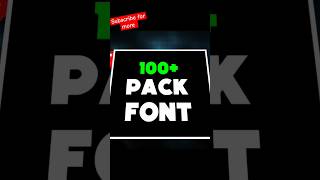 FREE Font Pack  100 FREE Fonts [upl. by Leuams959]