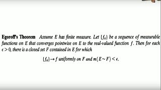 Egoroffs theorem II Hindi II Real Analysis II Msc 1 II Royden II Pune University [upl. by Sig]