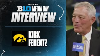 Kirk Ferentz talks about changes to offense and Iowa culture  Big Ten Media Days  CBS Sports [upl. by Siravart]