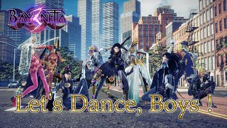 【Bayonetta 3】Ending Dance  エンディングダンス 【Lets Dance Boys 】 [upl. by Guttery]