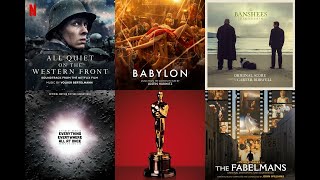 BEST ORIGINAL SCORE NOMINEES  OSCARS 2002 2023 [upl. by Eisyak]