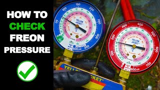 How to Check AC Freon Level [upl. by Hakvir]