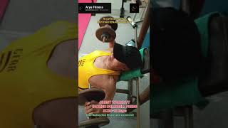 Best Viral Motivational Trending Gym Chest Workout Incline Dumbbell Press AryaFitnessyi7vk [upl. by Gona]