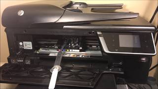 Hp Officejet 6600  How To Clean Printhead FIXED PT 2 [upl. by Ialocin]