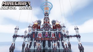 MINECRAFT Creative Mega Base  Spawn Building Timelapse [upl. by Esirahs]