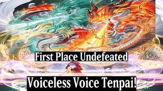 UNDEFEATED Voiceless Voice Tenpai Dragon Yugioh Deck Profile POST ROTA [upl. by Otreblada126]