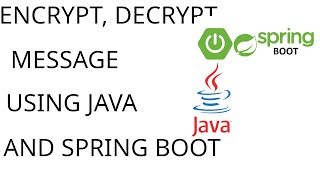 symetric encryption decryption using java security and spring boot [upl. by Georgeta]