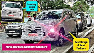 2024 New MG Gloster Facelift Launching Soon in india 🔥 Toyota Fortuner Killer 🔥 New Looks amp Features [upl. by Minardi]