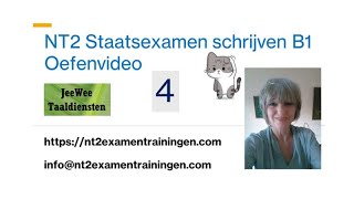 NT2 Staatsexamen Schrijven B1  Examentraining Oefenvideo 4  Formulier invullen  Nederlands leren [upl. by Lauryn]