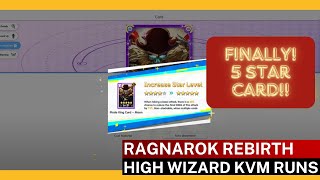 Ragnarok Rebirth Epic 5Star Card Upgrade Success  Top 6 Fun KVM Matches [upl. by Arraek]