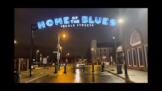 A Night in Memphis TN on Beale Street  The Blues Capital of the World [upl. by Nerradal]