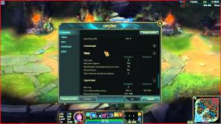 Tutorial como remover borda vermelha no League of Legends [upl. by Wilhide730]