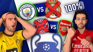 OUR CHAMPIONS LEAGUE QUARTERFINALS PREDICTIONS [upl. by Oicelem]