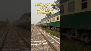 Fast 8Dn Tezgam in action by GEU 40 Locomotivegreenlinetrainviralvideoshorts [upl. by Raff399]