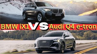 BMW iX1 xDrive30 M Sport VS Audi Q4 Sportback 40 e tron [upl. by Derreg]