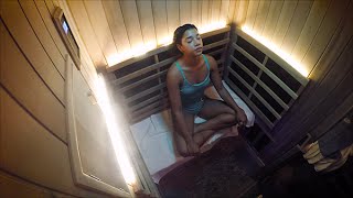 What Happens To Your Body in an Infrared Sauna  Hannahgram [upl. by Lydie721]