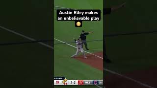 Austin Riley unbelievable play baseball [upl. by Irving981]