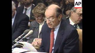 USA WASHINGTON ALAN GREENSPAN ECONOMY SPEECH [upl. by Frohne143]