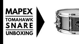 Mapex Armory The Tomahawk Snare  Unboxing [upl. by Auhsuj]