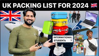 UK 🇬🇧 Packing List For International Students  Packing Guide to UK  Must Bring all these Saim Ali [upl. by Vedis288]