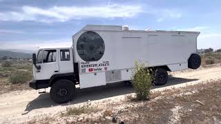 First Drive Self Built LMTV offroad camper [upl. by Eirdua]