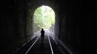 Exploring With NO Flashlights a Pennsylvania Train Tunnel Built in 1903 [upl. by Sommer19]