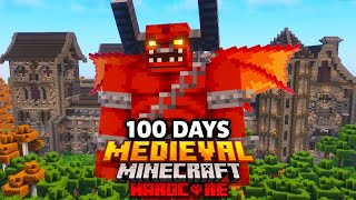 I Survived 100 Days in MEDIEVAL Minecraft Hardcore [upl. by Worra105]